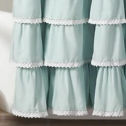 72"x72" Ella Lace Ruffle Shower Curtain - Lush Décor 8 72"x72" Ella Lace Ruffle Shower Curtain - Lush Décor -Chic Household Items GUEST 071f0072 6322 4460 ac1b b787f4027f1c