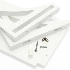 36" Topsy Turvey 2 In 1 Kids' Shelf With Brackets For Underneath Or Facing Upward White - InPlace 11 36" Topsy Turvey 2 In 1 Kids' Shelf With Brackets For Underneath Or Facing Upward White - InPlace -Chic Household Items GUEST 0c066f58 ccee 4e93 82b7 5e11fb6a877f