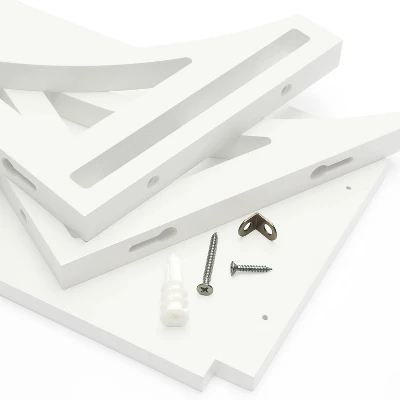 36" Topsy Turvey 2 In 1 Kids' Shelf With Brackets For Underneath Or Facing Upward White - InPlace 6 36" Topsy Turvey 2 In 1 Kids' Shelf With Brackets For Underneath Or Facing Upward White - InPlace - Image 6