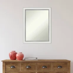 21" X 27" Non-Beveled Eva Narrow Bathroom Wall Mirror Gold - Amanti Art -Chic Household Items GUEST 11596f23 8f53 4d2e 9dd4 aad82f1ce62c