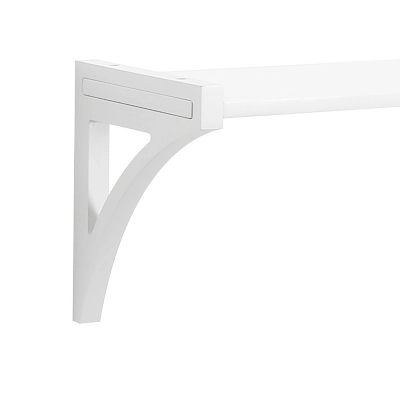 36" Topsy Turvey 2 In 1 Kids' Shelf With Brackets For Underneath Or Facing Upward White - InPlace 4 36" Topsy Turvey 2 In 1 Kids' Shelf With Brackets For Underneath Or Facing Upward White - InPlace - Image 4