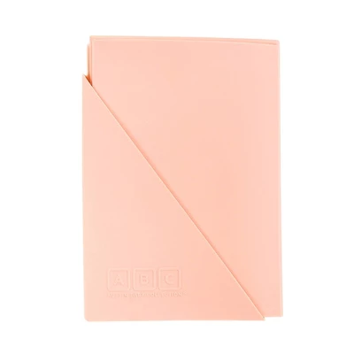 Austin Baby Collection Silicone Foldable Placemat - Wildflower Ripe Peach 1 Austin Baby Collection Silicone Foldable Placemat - Wildflower Ripe Peach