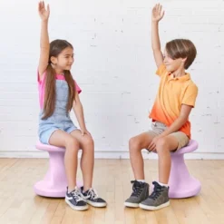ECR4Kids Twist Wobble Stool, Active Learning Chair, Flex Seating, 14in Seat Height -Chic Household Items GUEST 14832c62 4584 447b 9f10 11ef49da42db