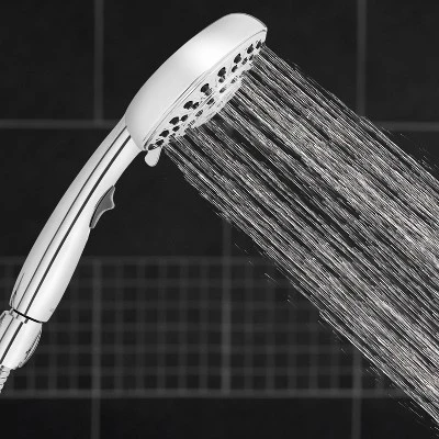 8ft Easy Reach Hose Hand Held Shower Head Chrome - Waterpik 1 8ft Easy Reach Hose Hand Held Shower Head Chrome - Waterpik