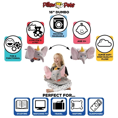 Disney Dumbo Pillow Pet 4 Disney Dumbo Pillow Pet - Image 4