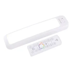 Energizer 12" 2pk Indoor Color Changing LED Cabinet Lights Bar With Remote White