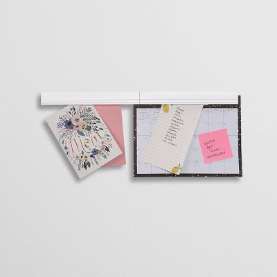 2pk Kids' Magnetic Artwork And Picture Display Bar Frame Set White - RiverRidge Home 9 2pk Kids' Magnetic Artwork And Picture Display Bar Frame Set White - RiverRidge Home - Image 9