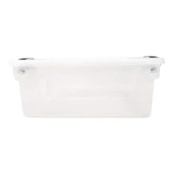 Homz 15.5 Qt Plastic Multipurpose Stackable Clear Storage Container Bins With Lid For Home Or Office Organization, Gray Latch (8 Pack) -Chic Household Items GUEST 1f1ac42c b622 4632 9bf6 bcd6b97b9e6e