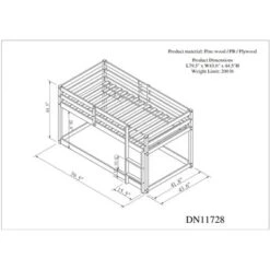 Twin Size Loft Bed With Safety Rail And Ladder-ModernLuxe 12 Twin Size Loft Bed With Safety Rail And Ladder-ModernLuxe -Chic Household Items GUEST 22f68961 b080 4552 a07c 718d8d1d12c7
