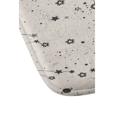 Iveta Abolina Starry Night Memory Foam Bath Mat Beige - Deny Designs 1 Iveta Abolina Starry Night Memory Foam Bath Mat Beige - Deny Designs