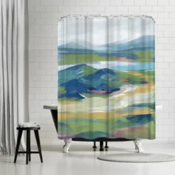 Americanflat 71X74 Abstract Shower Curtain By Pi Creative Art -Chic Household Items GUEST 24c07e10 5fdb 4291 8d8f 2215019bdb39