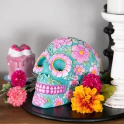 Northlight 7.75" Blue And Pink Day Of The Dead Skull Coin Bank 13 Northlight 7.75" Blue And Pink Day Of The Dead Skull Coin Bank -Chic Household Items GUEST 255ad5c4 cf22 44c4 a3a7 453ccfcc8341