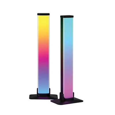 2pk Teen LED Light Bars With Sound React Novelty Table Lamp - West & Arrow 2 2pk Teen LED Light Bars With Sound React Novelty Table Lamp - West & Arrow - Image 2