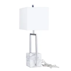 Marble Table Lamp With Square Shade – CosmoLiving By Cosmopolitan 11 Marble Table Lamp With Square Shade – CosmoLiving By Cosmopolitan -Chic Household Items GUEST 2a8c0ec0 1f02 49a6 833b 0c2c9fe42d32