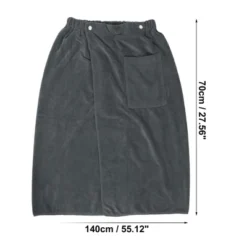 Unique Bargains Men's Bath Wrap Towel For Shower Spa Adjustable Robes With Hair Dry Cap 2 Pcs -Chic Household Items GUEST 2ae3623d 679e 459d 9773 55921ab507fb