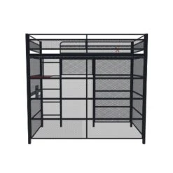 Twin Battle Den Gaming Bunk Bed With TV Mount Black - X Rocker -Chic Household Items GUEST 2d7f7a34 92f8 4f0b 9ba6 9d108bfbebb2