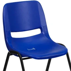 Emma And Oliver Ergonomic Kid's Shell Stack Chair - 12" Seat Daycare Home School -Chic Household Items GUEST 3330f49b ca49 49cb adc3 0124020eac1b