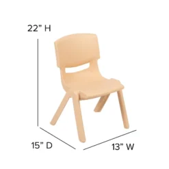Emma And Oliver 10 Pack Plastic Stackable School Chair With 12" Seat Height -Chic Household Items GUEST 352a1067 07e6 4862 a992 0f69a183231e