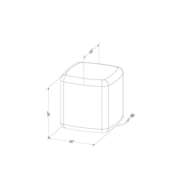 Sweedi Lighted Nightstand White - South Shore 11 Sweedi Lighted Nightstand White - South Shore - Image 11