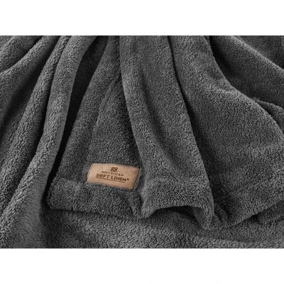 American Soft Linen Bedding Fleece Blanket, Oversized Plush, Soft And Cozy Warm Fleece Blanket For Couch And Sofa 3 American Soft Linen Bedding Fleece Blanket, Oversized Plush, Soft And Cozy Warm Fleece Blanket For Couch And Sofa - Image 3