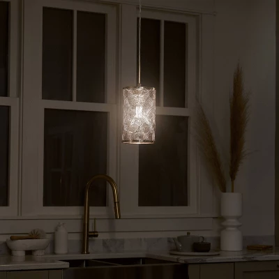 6" 1-Light Madeline Pendant Gold - River Of Goods 2 6" 1-Light Madeline Pendant Gold - River Of Goods - Image 2