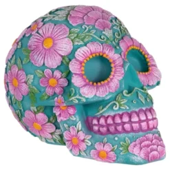Northlight 7.75" Blue And Pink Day Of The Dead Skull Coin Bank 9 Northlight 7.75" Blue And Pink Day Of The Dead Skull Coin Bank -Chic Household Items GUEST 3981b4e1 0f9a 43b6 b5f1 748539e9401d