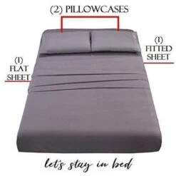 Elegant Comfort Luxury Ultra Soft 4-Piece Solid Wrinkle Free Deep-Pocket Bed Sheet Set -Chic Household Items GUEST 3a447c96 d87c 4aab ae46 b25d0bb191c1