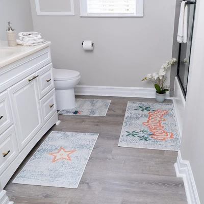 Bathroom Rugs 3 Piece Set - Non-Slip Ultra Thin Bath Rugs For Bathroom Floor 15 Bathroom Rugs 3 Piece Set - Non-Slip Ultra Thin Bath Rugs For Bathroom Floor - Image 15