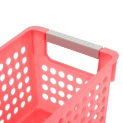 Farmlyn Creek 4 Pack Plastic Storage Baskets Bins With Handles For Shelves, Closet Organizer, 4 Colors 9 Farmlyn Creek 4 Pack Plastic Storage Baskets Bins With Handles For Shelves, Closet Organizer, 4 Colors -Chic Household Items GUEST 3d8c48e6 1260 446d 9e11 bc015d5be252
