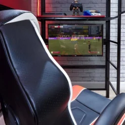 Twin Battle Den Gaming Bunk Bed With TV Mount Black - X Rocker -Chic Household Items GUEST 3e373df0 c493 4c48 b1eb b2caae699b3f