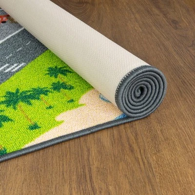 KC CUBS Boy & Girl Kids City Road Car Vehicle Traffic Educational Learning & Game Play Non Slip Nursery Bedroom Classroom Rug Carpet 9 KC CUBS Boy & Girl Kids City Road Car Vehicle Traffic Educational Learning & Game Play Non Slip Nursery Bedroom Classroom Rug Carpet - Image 9