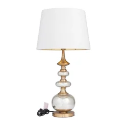 Linen Buffet Lamp With Tapered Shade Gold - Olivia & May 9 Linen Buffet Lamp With Tapered Shade Gold - Olivia & May -Chic Household Items GUEST 3f52b4a7 8c9c 471d 87ca ebea9a083383