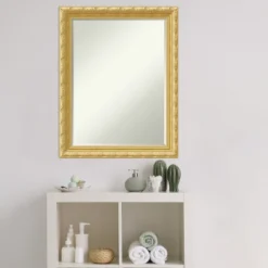 Amanti Art Versailles Gold Petite Bevel Wood Bathroom Wall Mirror 28 X 22 In. 14 Amanti Art Versailles Gold Petite Bevel Wood Bathroom Wall Mirror 28 X 22 In. -Chic Household Items GUEST 4240876c a827 4df5 a040 4177c9c01855