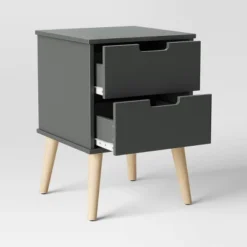 Modern Kids' Nightstand Dark Gray - Pillowfort™ -Chic Household Items GUEST 459cdb43 3af5 4fcf 9b5f 80d9f464a95c