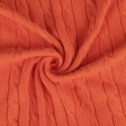 PiccoCasa Soft 100% Cotton Knitted Lightweight Cable Bed Home Decorative Blanket -Chic Household Items GUEST 46077195 1ba1 4707 b558 4c5959175075