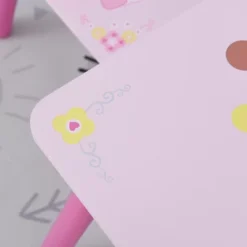 Qaba 3-Piece Kids Wooden Table And Chair Set With Crown Pattern Gift For Girls Toddlers Arts Reading Writing Age 2-4 Years Pink 7 Qaba 3-Piece Kids Wooden Table And Chair Set With Crown Pattern Gift For Girls Toddlers Arts Reading Writing Age 2-4 Years Pink -Chic Household Items GUEST 4652ec1a f121 41de 8bb8 d8f9bca85811