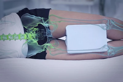 Dr. Pillow Leg Pillow - Adjusts Your Hips, Legs And Spine For A Comfortable Sleep, Blue 1 Dr. Pillow Leg Pillow - Adjusts Your Hips, Legs And Spine For A Comfortable Sleep, Blue