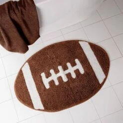 Football Bath Rug - Allure Home Creations -Chic Household Items GUEST 48920bb6 18aa 4a6d bc8e 01a6a54c456b