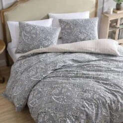Stone Cottage Lancaster 100% Cotton Duvet Cover Set Gray -Chic Household Items GUEST 4912c714 3d8c 4b2c 922d 5429ff5662bc