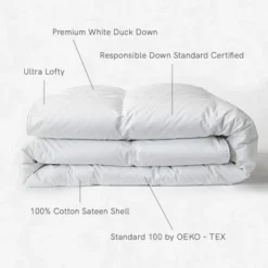 All Season Luxury White Duck Down Duvet Comforter Insert | BOKSER HOME -Chic Household Items GUEST 49a3b72e 0fdf 4d95 a3b6 ad283efa9763