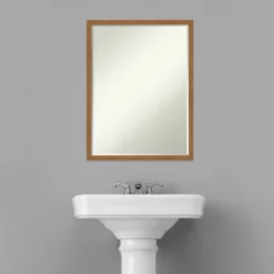 Amanti Art Carlisle Narrow Petite Bevel Wood Bathroom Wall Mirror 15 Amanti Art Carlisle Narrow Petite Bevel Wood Bathroom Wall Mirror -Chic Household Items GUEST 4e36706f e846 4574 9ee3 109a9c6fd075
