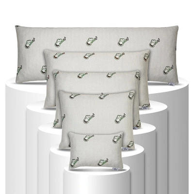 Comfez Shredded Memory Foam Pillow With Removable Cover - Single PIllow White 2 Comfez Shredded Memory Foam Pillow With Removable Cover - Single PIllow White - Image 2