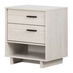 Fynn Nightstand With Cord Catcher - South Shore 18 Fynn Nightstand With Cord Catcher - South Shore -Chic Household Items GUEST 5224f48e 75ea 4ddb 9934 77abb87f3fdb