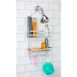 Venice Flat Wire Shower Caddy Chrome - Bath Bliss -Chic Household Items GUEST 53c46d48 0fc8 4a8c 8085 83a27dc84ebb