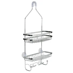 Venice Flat Wire Shower Caddy Chrome - Bath Bliss