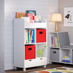 Kids' Book Nook Cubby Storage Cabinet With Bookrack - RiverRidge Home 15 Kids' Book Nook Cubby Storage Cabinet With Bookrack - RiverRidge Home -Chic Household Items GUEST 55cb099a e27b 401c 8daf 8e4f1506d5a8