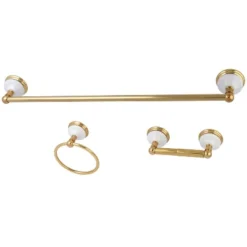 3pc Victorian Towel Bar Bathroom Hardware Set - Kingston Brass -Chic Household Items GUEST 564ea2f7 2d4e 4677 9a0e 770444f549ba