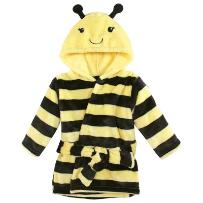 Hudson Baby Unisex Baby Plush Bathrobe And Toy Set, Bee, One Size 3 Hudson Baby Unisex Baby Plush Bathrobe And Toy Set, Bee, One Size - Image 3