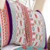 Thalia Reversible Pillow Sham Standard 20" X 26" Multicolor By Greenland Home Fashion