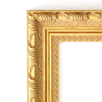 Amanti Art Versailles Gold Petite Bevel Wood Bathroom Wall Mirror 28 X 22 In. 1 Amanti Art Versailles Gold Petite Bevel Wood Bathroom Wall Mirror 28 X 22 In.